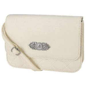 Trachtentasche mit Steppung ~ creme