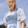 Dirndlbluse KARLSTEIN ~ 32 ~ hellblau