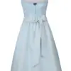 Dirndl SCHOLLBRUNN (65 cm) babyblau ~ 38 ~ hellblau