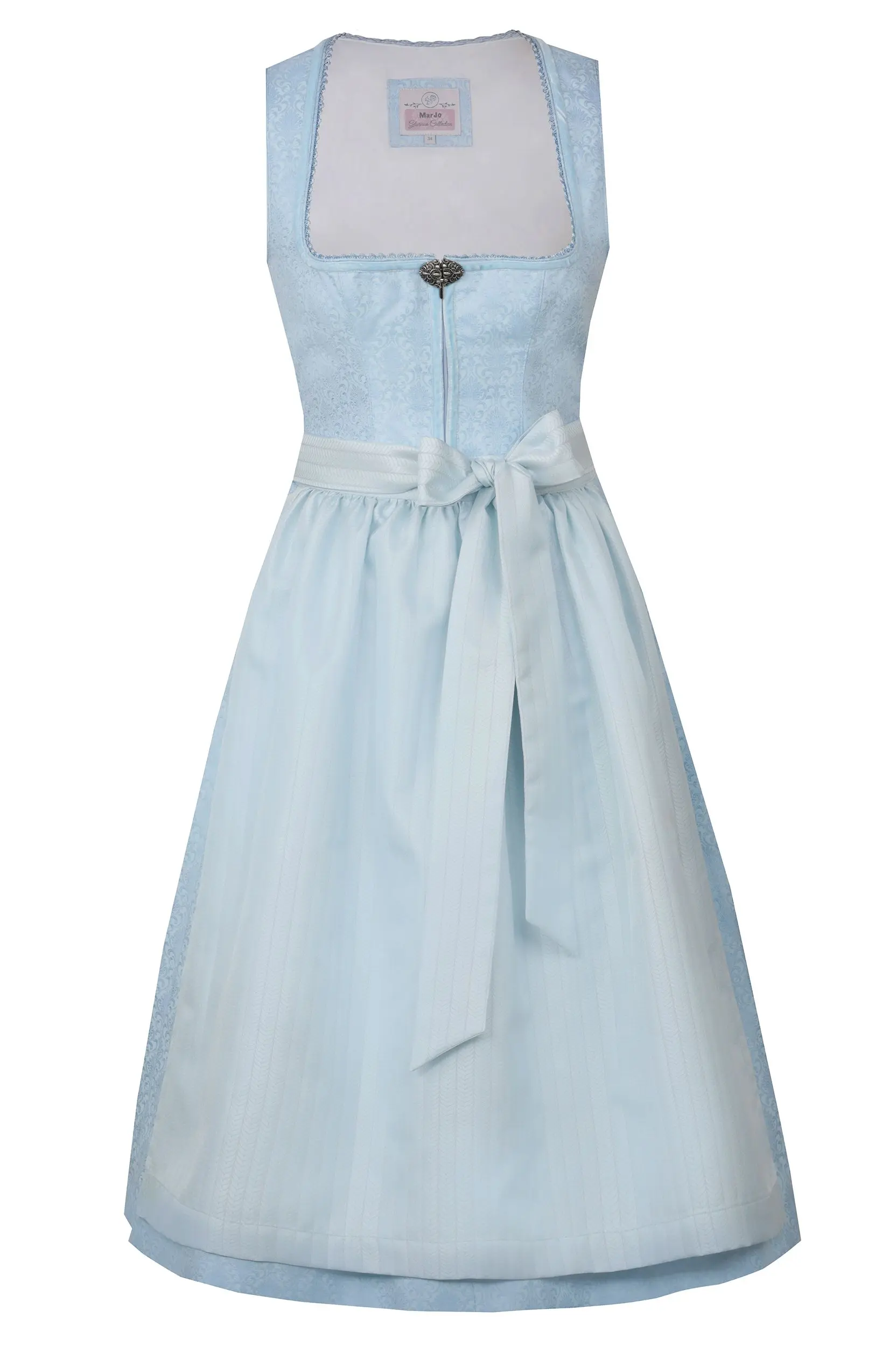 Dirndl SCHOLLBRUNN (65 cm) babyblau ~ 38 ~ hellblau