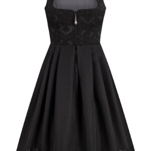Midi Dirndl 70 cm Gastro schwarz Nicole 130915 ~ 40