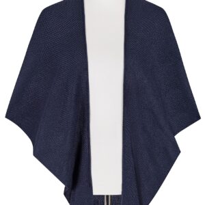 Poncho DORA ~ dunkelblau