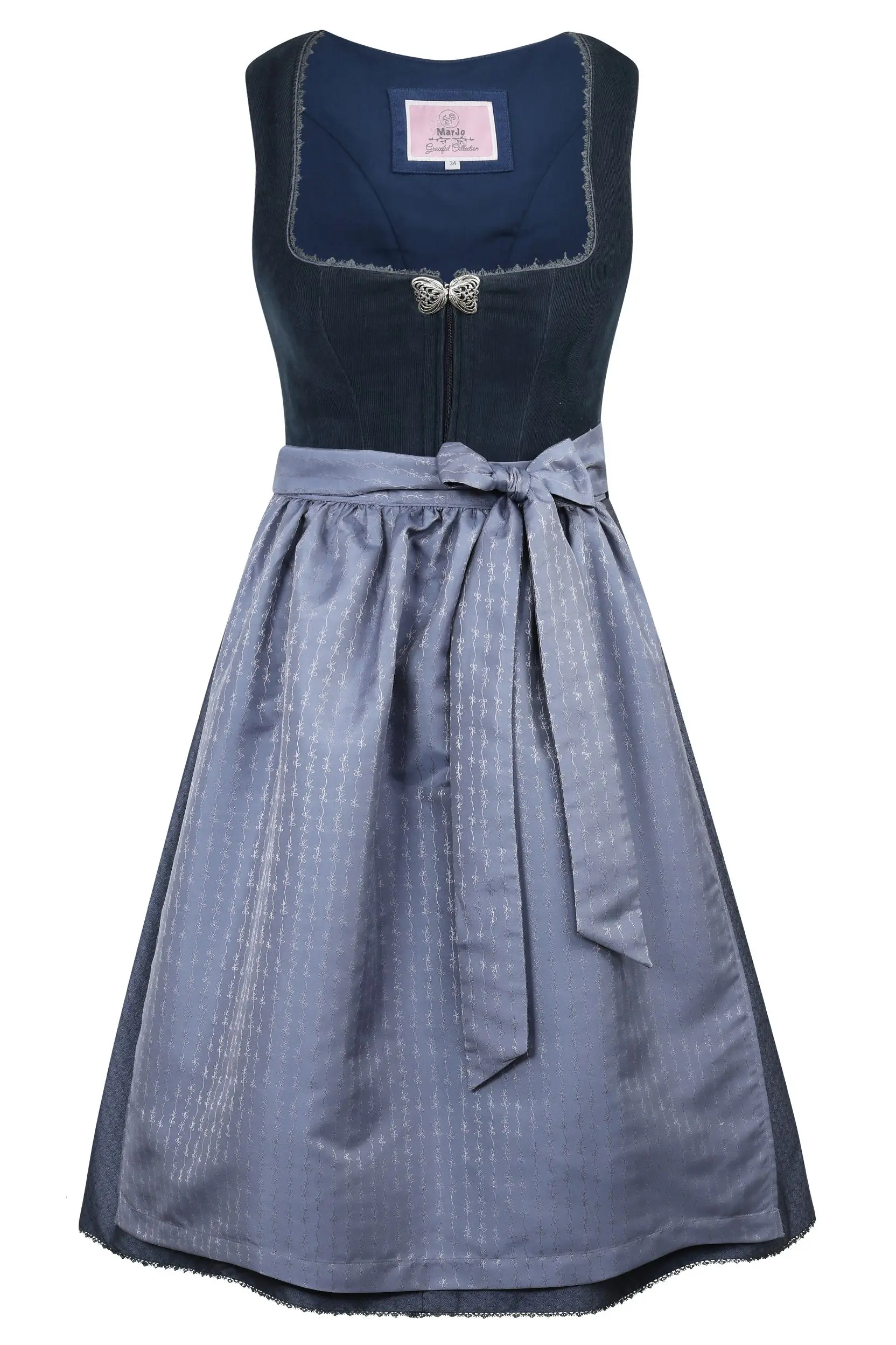 Dirndl SCHIRNDING (65 cm) ~ 32 ~ dunkelblau