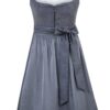 Dirndl LICHTENFELS (60 cm) ~ 30 ~ blaugrau
