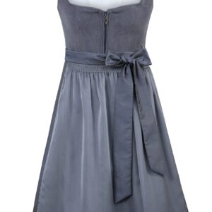 Dirndl LICHTENFELS (60 cm) ~ 36 ~ blaugrau