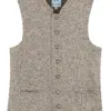 Kinder Trachtenweste BEN ~ 104 ~ taupe