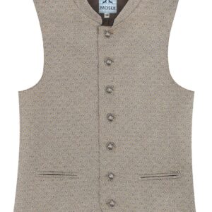 Kinder Trachtenweste BEN ~ 128 ~ taupe