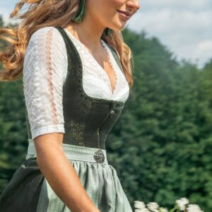 Dirndl SEßLACH (65 cm) oliv pistazie ~ 48 ~ oliv
