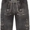 Lederhose MARK ~ 44 ~ graphit