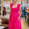 Dirndl HERZL (70 cm) ~ 36 ~ pink