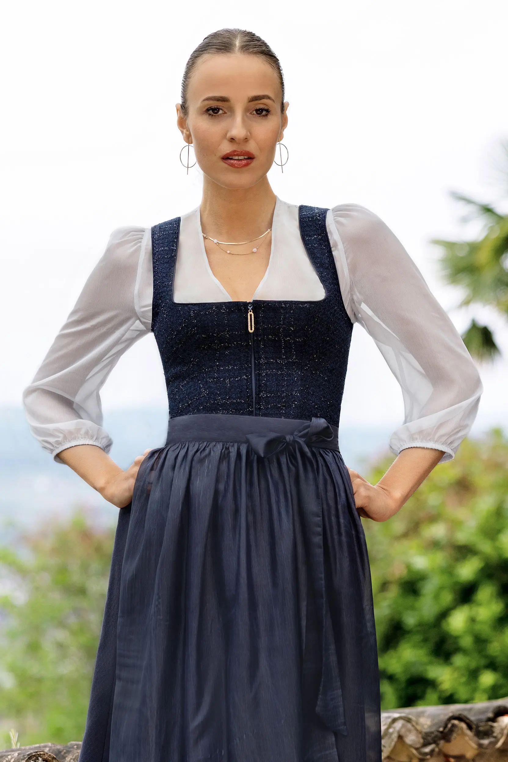 Dirndl GAIMERSHEIM (65 cm) ~ dunkelblau ~ 30