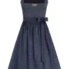 Dirndl SOFIE (65 cm) ~ dunkelblau ~ 46