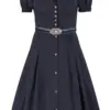 Dirndl SARAH (70 cm) ~ 32 ~ blau