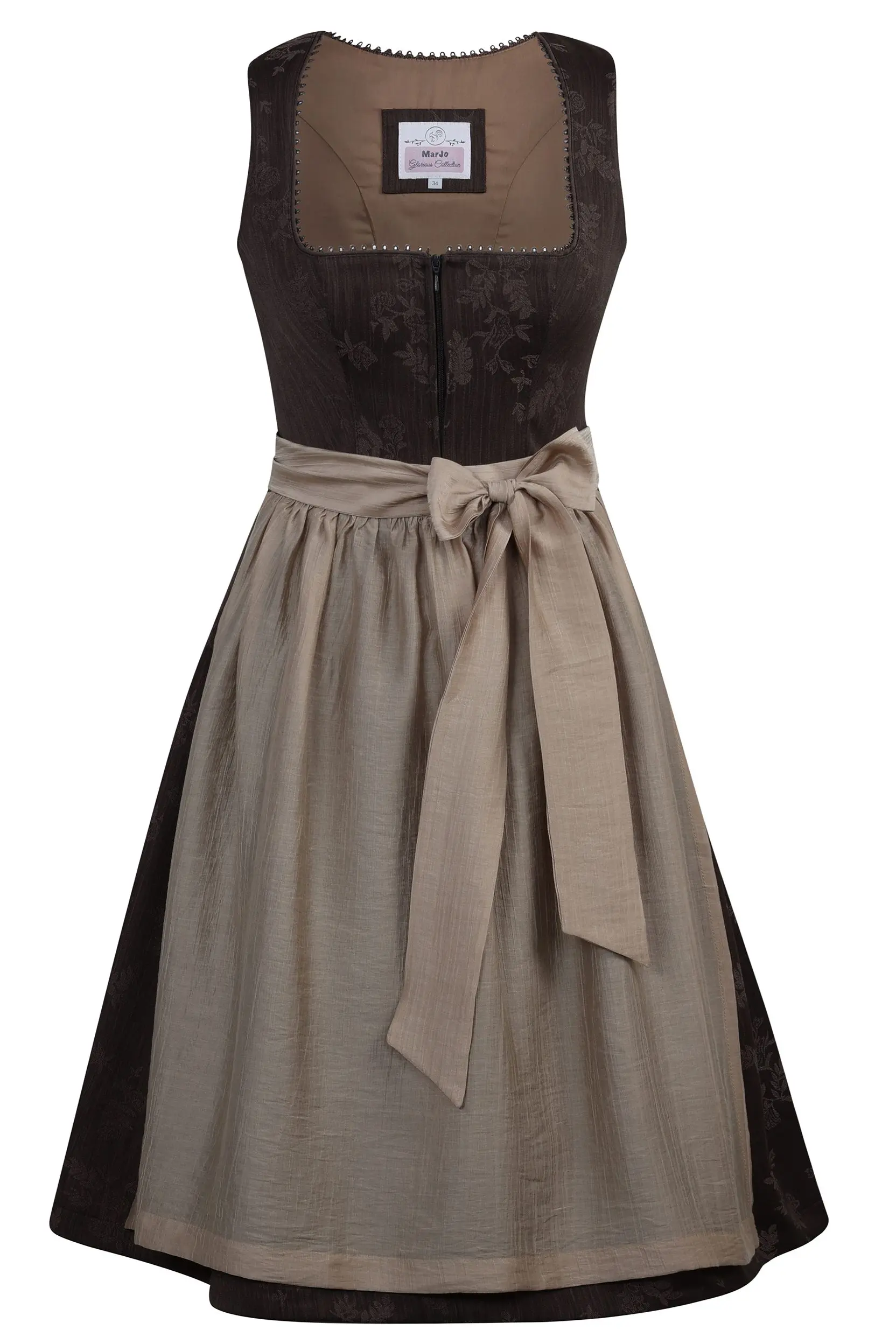 Dirndl ALLENSTEIG (70 cm) ~ 34 ~ braun