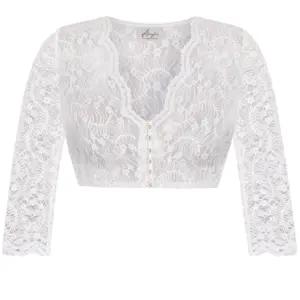 Dirndlbluse ISABELLA ~ weiß ~ 36
