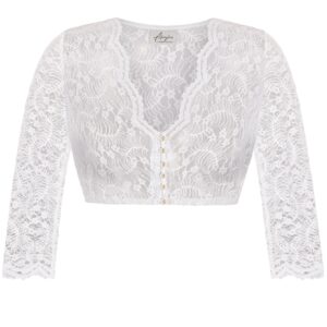 Dirndlbluse ISABELLA ~ weiß ~ 36