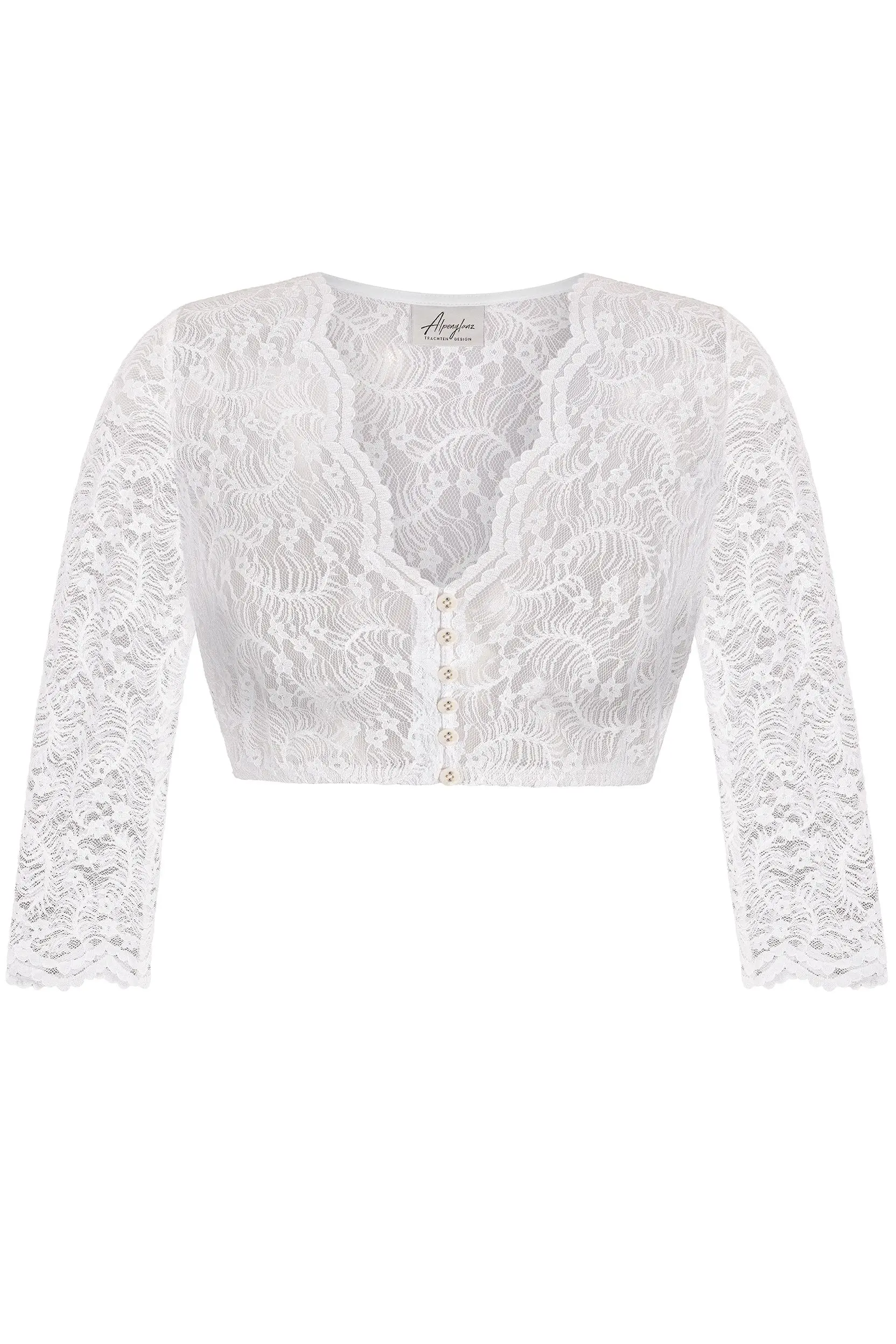 Dirndlbluse ISABELLA ~ weiß ~ 36