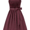 Dirndl LUISE (70 cm) ~ 30 ~ dunkelrot
