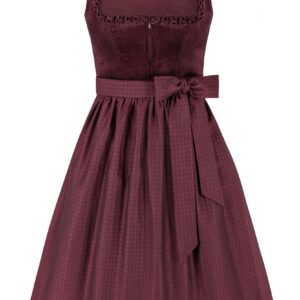 Dirndl LUISE (70 cm) ~ 30 ~ dunkelrot