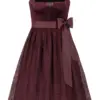 Dirndl JASMIN (70 cm) ~ 42 ~ bordeaux