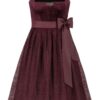 Dirndl JASMIN (70 cm) ~ 42 ~ bordeaux