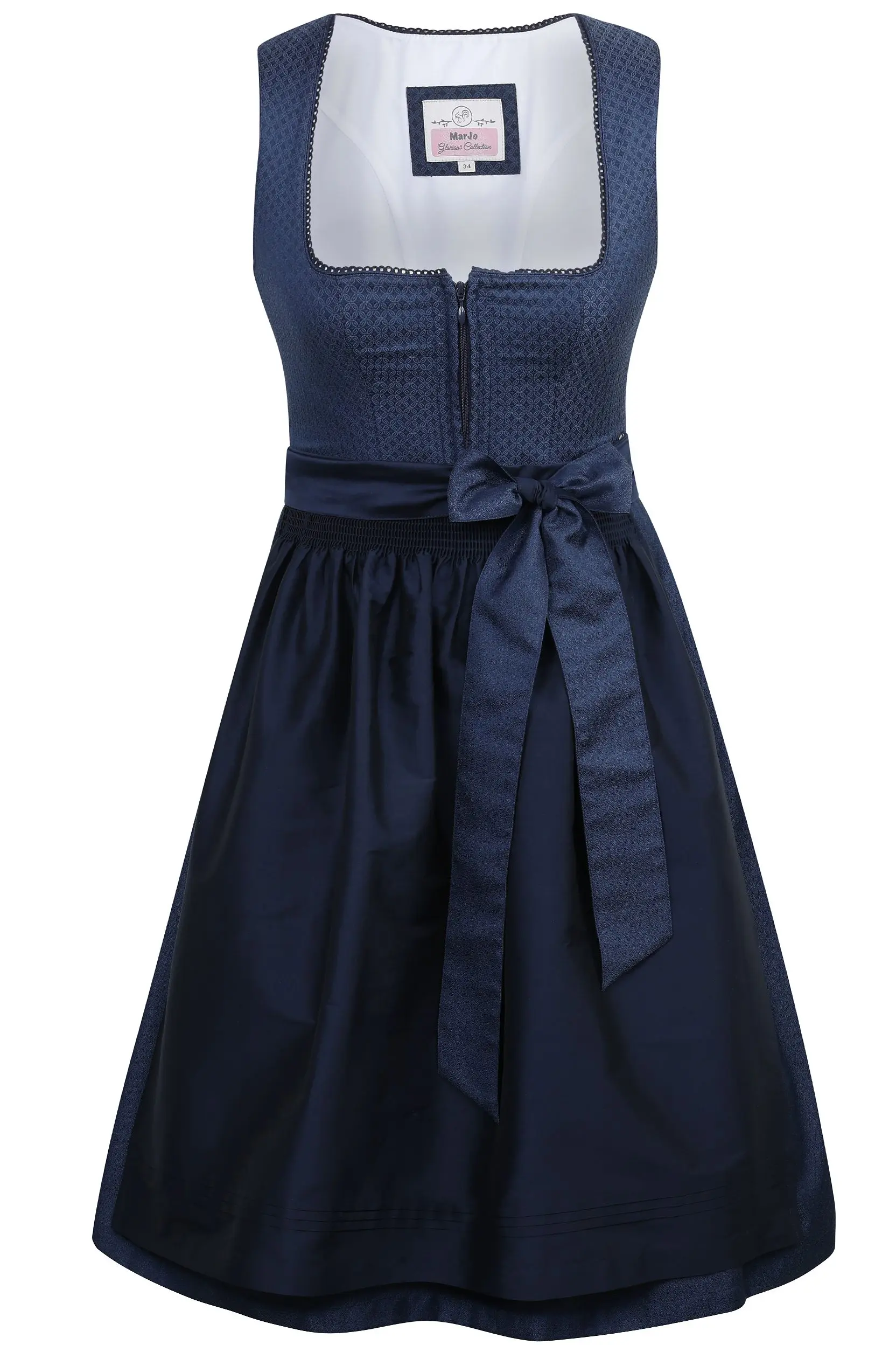 Dirndl DEININGEN (65 cm) ~ 32 ~ dunkelblau