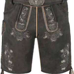 Lederhose BENE ~ 44 ~ graphit