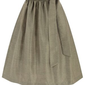 Dirndlschürze mit Leinen (70 cm) ~ S ~ salbei