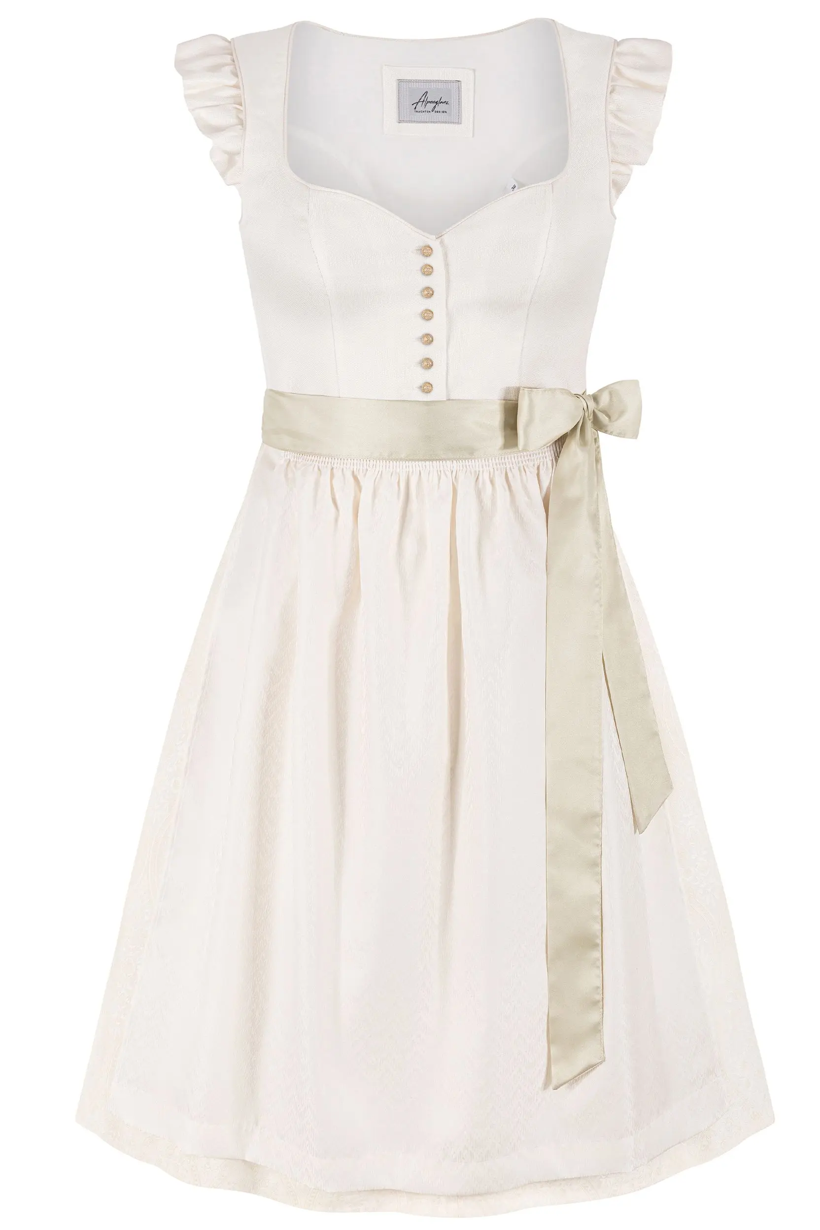 Hochzeitsdirndl GLORIA (70 cm) ~ 32 ~ creme