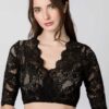 Dirndlbluse Alaya (schwarz