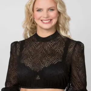 Dirndlbluse Cleo (schwarz
