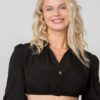 Dirndlbluse Florina (schwarz