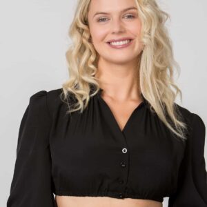 Dirndlbluse Florina (schwarz