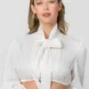 Dirndlbluse Lea (creme