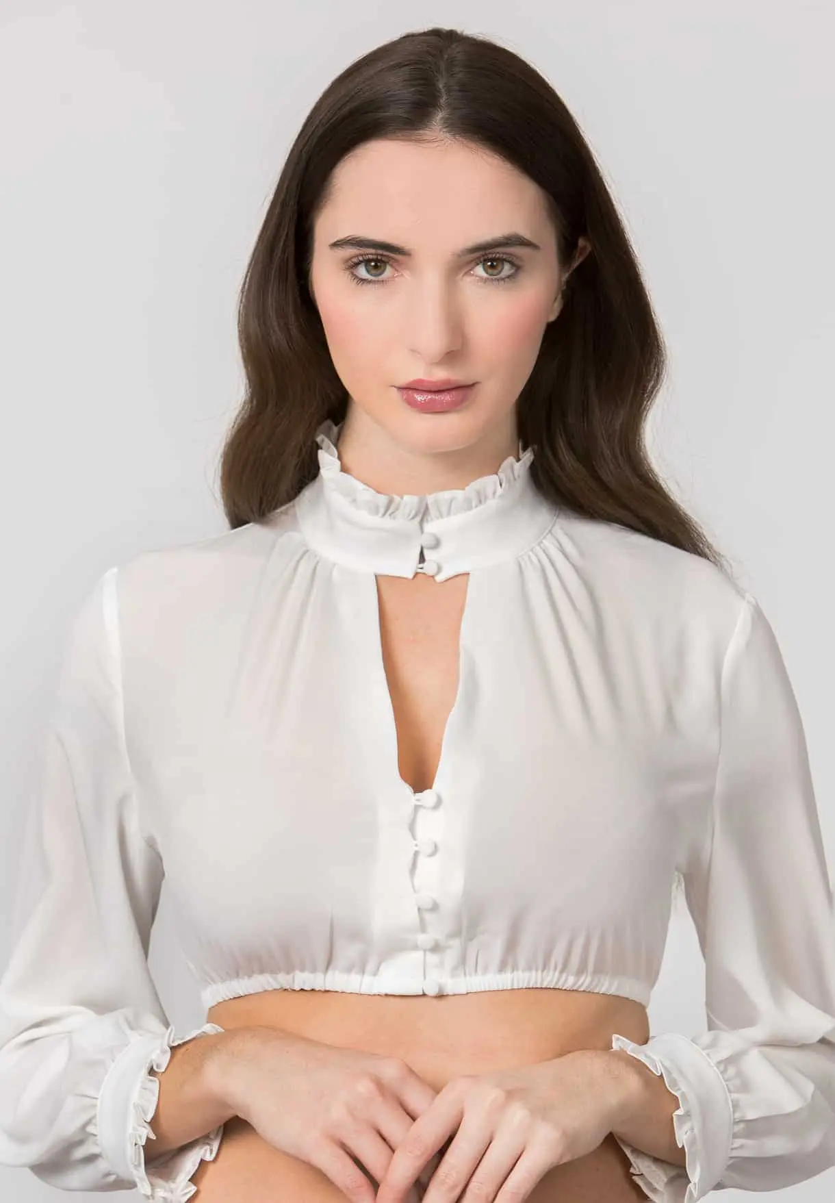 Dirndlbluse Liv (creme