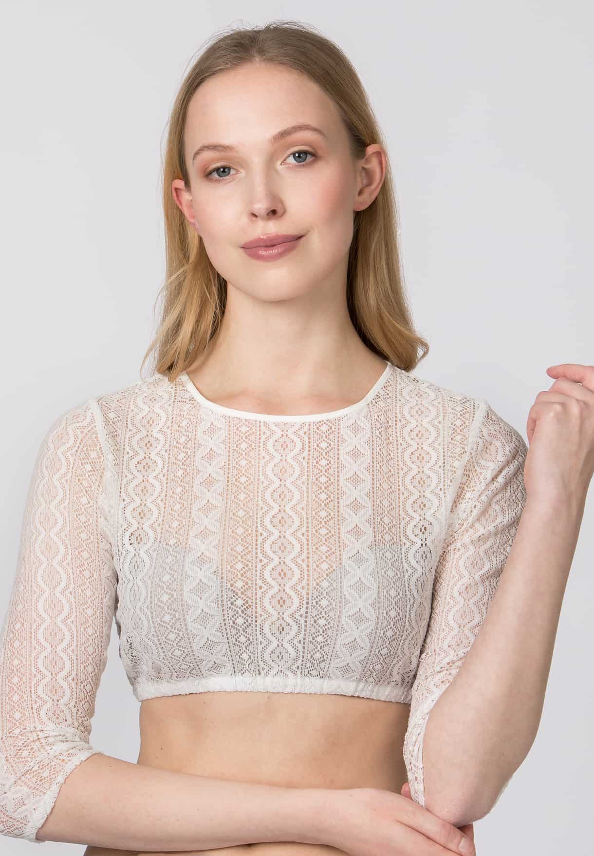 Dirndlbluse Viara (weiss