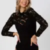 Trachtenbody Lilo (schwarz