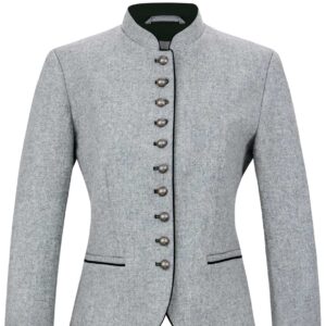 Trachtenjacke Leandrine (silbergrau