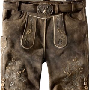 Trachtenlederhose Konstantin (piment gespeckt