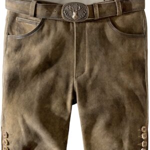 Trachtenlederhose Luka (eiche gespeckt
