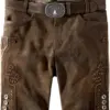 Trachtenlederhose Ronny (muskat gespeckt