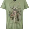 Trachtenshirt Cooler Bock (grün