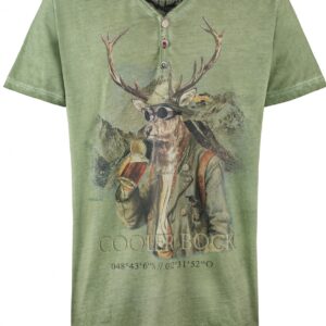 Trachtenshirt Cooler Bock (grün