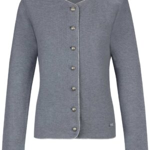 Trachtenstrickjacke Marissa (kiesel-rauchblau