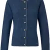 Trachtenstrickjacke Marissa (nachtblau-kiesel