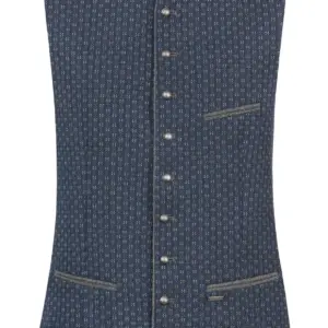 Trachtenweste Livio (blau