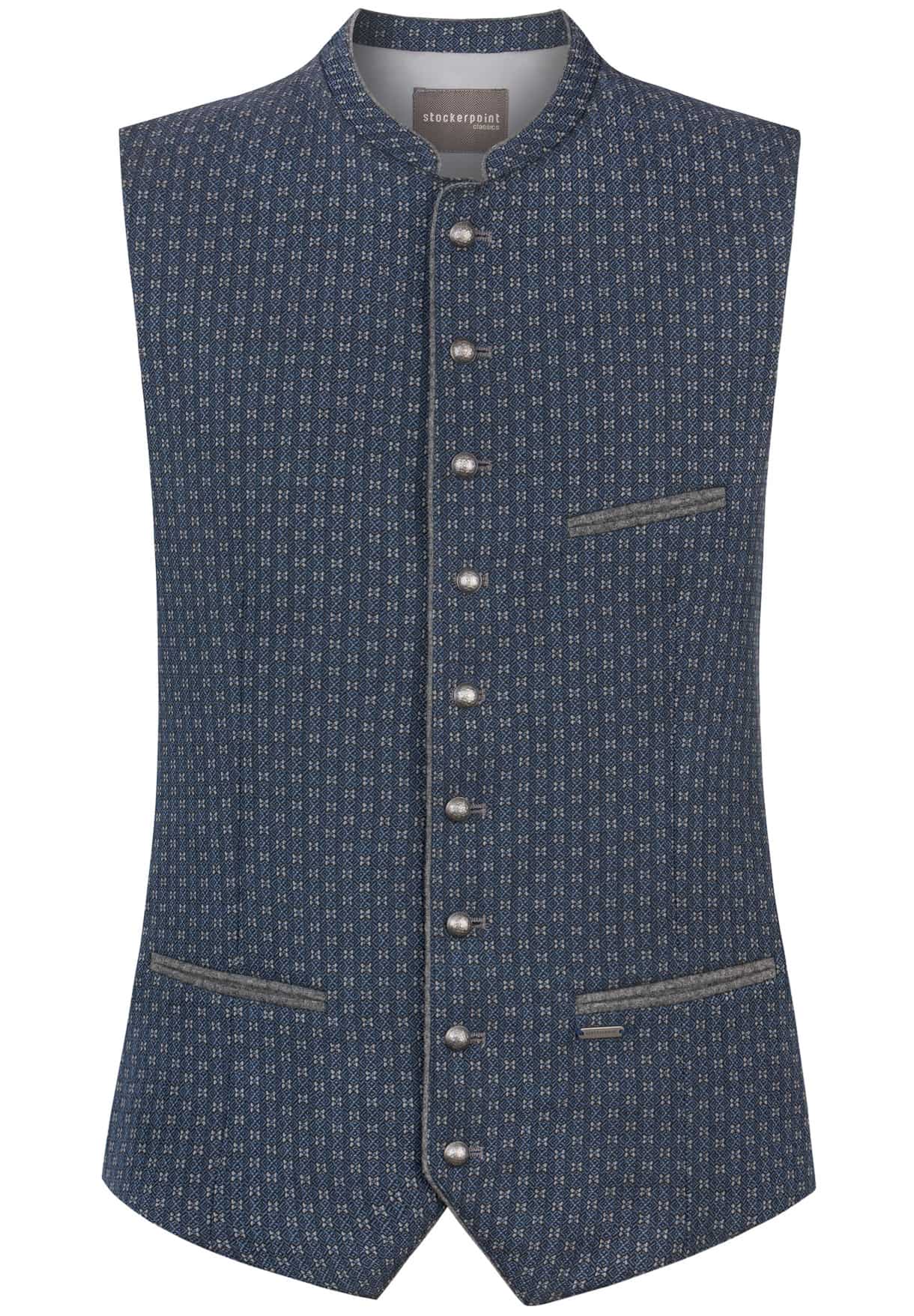 Trachtenweste Livio (blau