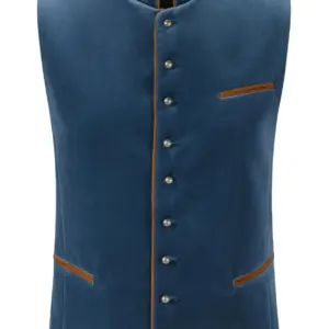 Trachtenweste Ricardo (rauchblau