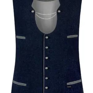 Trachtenweste Salerio (blau