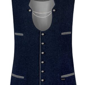 Trachtenweste Salerio (blau